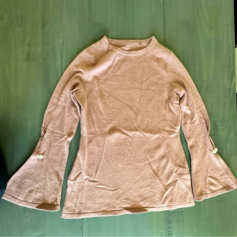 Antonio Melani Cashmere Madilyn Pearl Sweater Pink XS New but all tags cut
